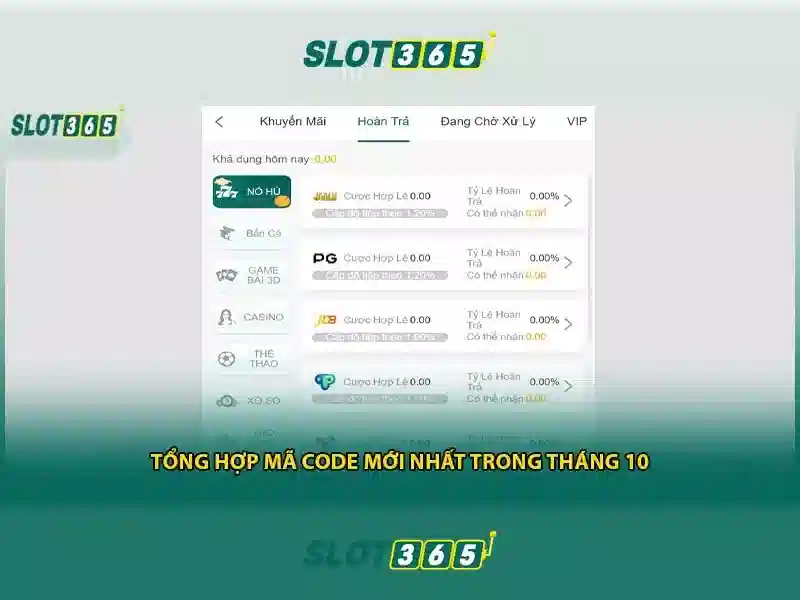 khuyến mãi Slot365 – Trải nghiệm Slot365 đỉnh cao