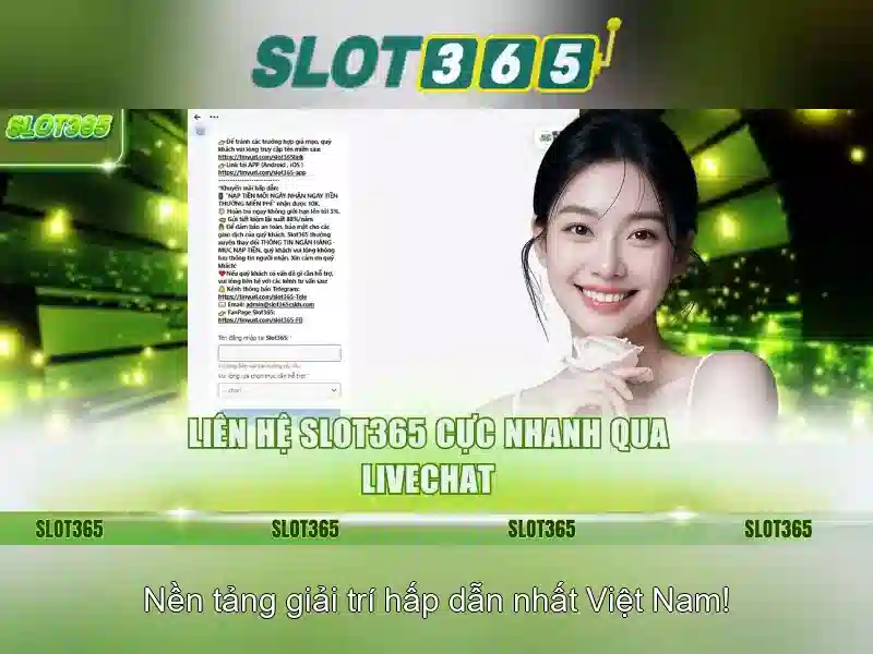 Slot365: Khám phá sòng bài slot trực tuyến an toàn và thú vị