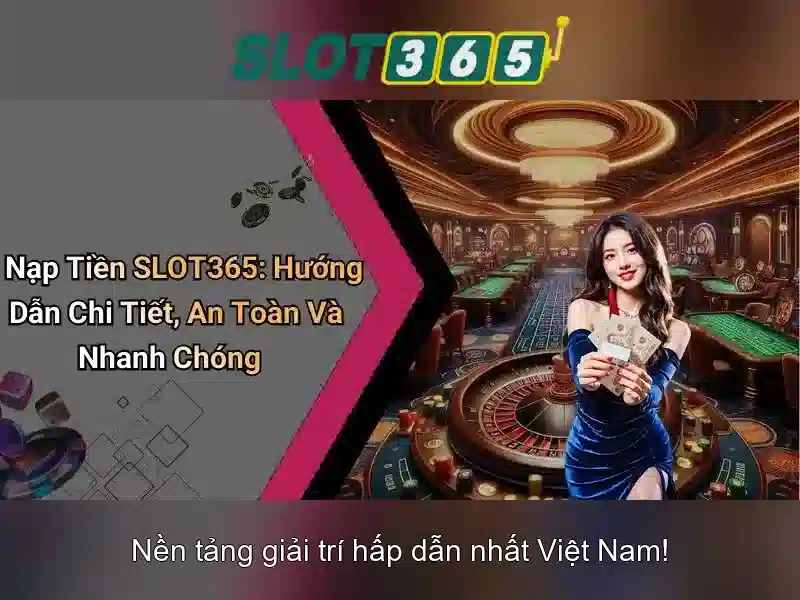 Slot365: Trải nghiệm chơi slot trực tuyến an toàn và tiện lợi